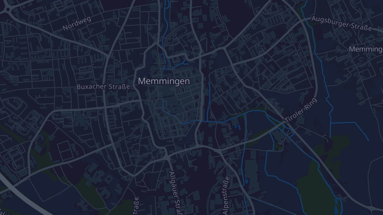 Karte von Memmingen