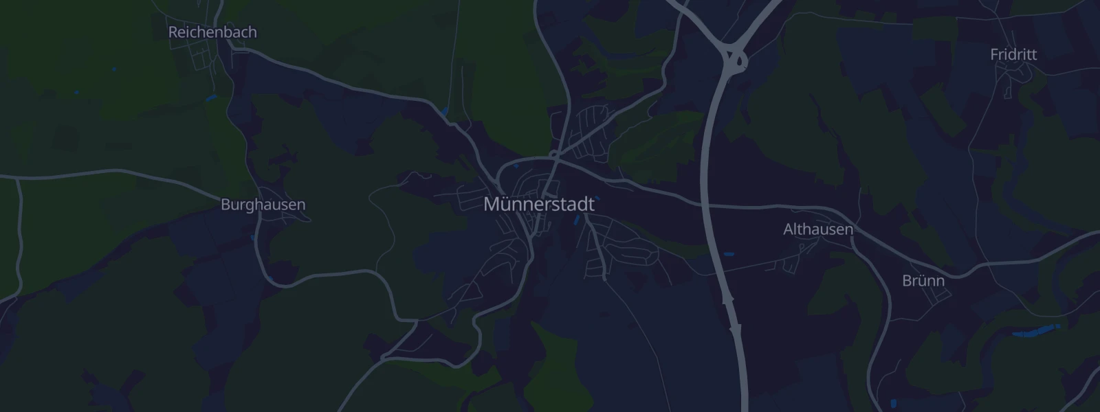 Karte von Münnerstadt
