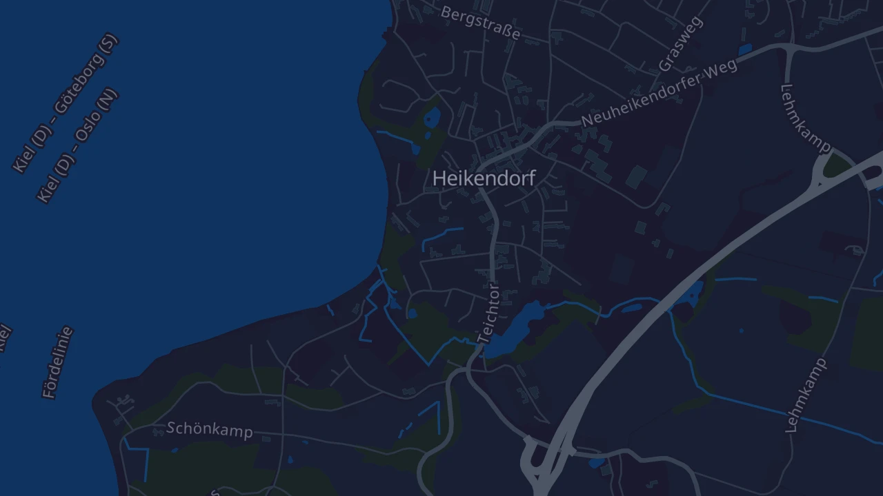 Karte von Heikendorf