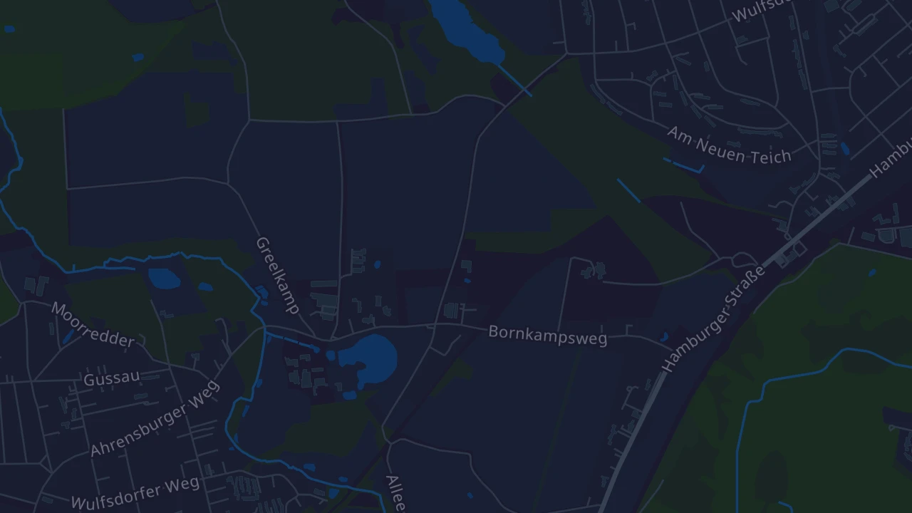 Karte von Ahrensburg