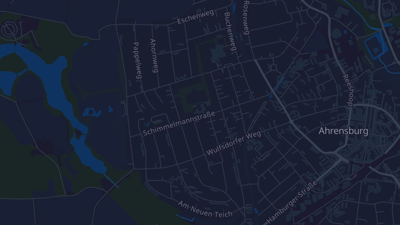 Karte von Ahrensburg