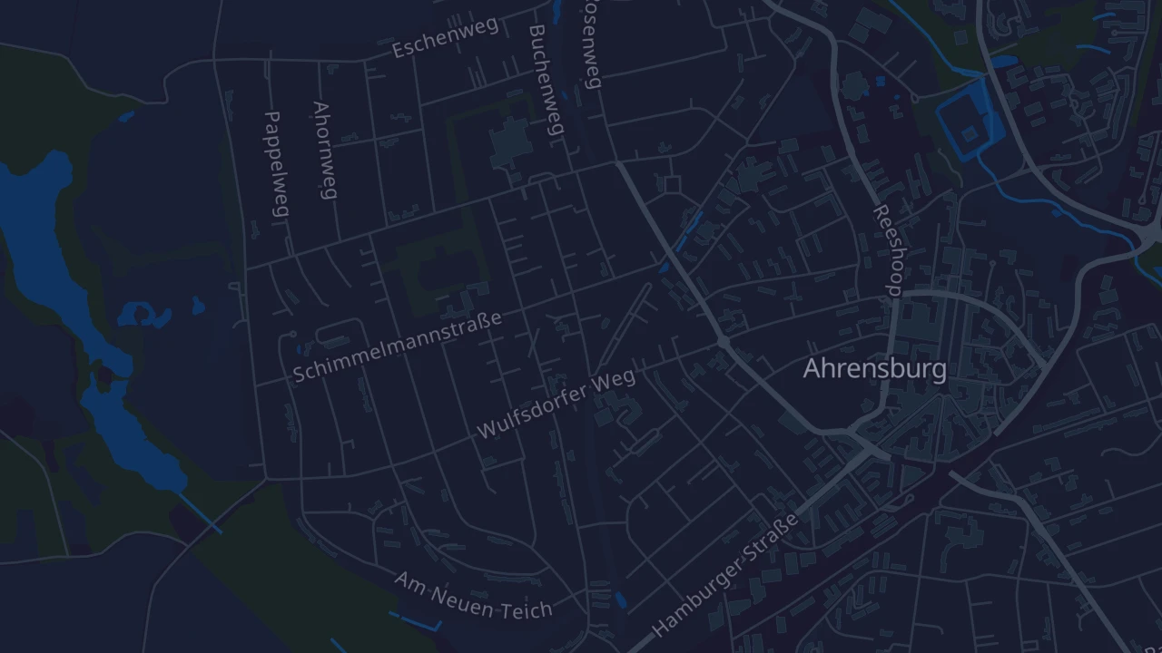 Karte von Ahrensburg