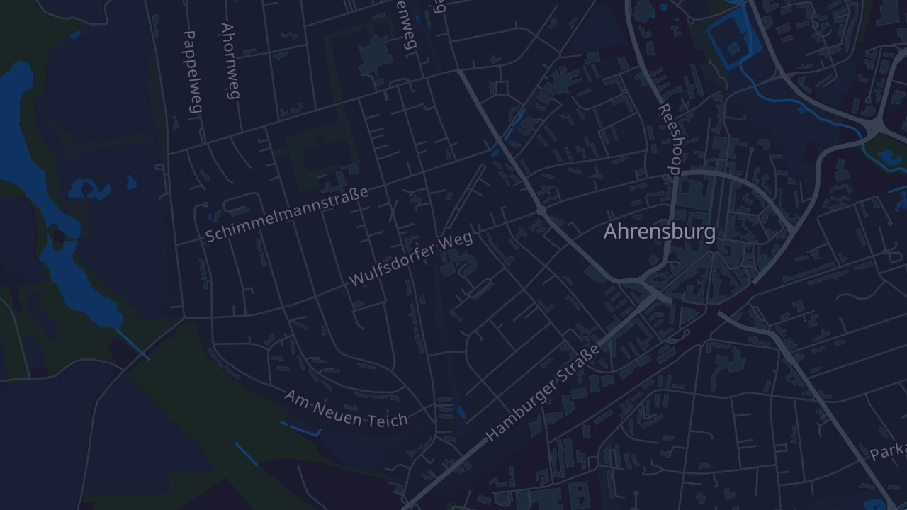 Karte von Ahrensburg