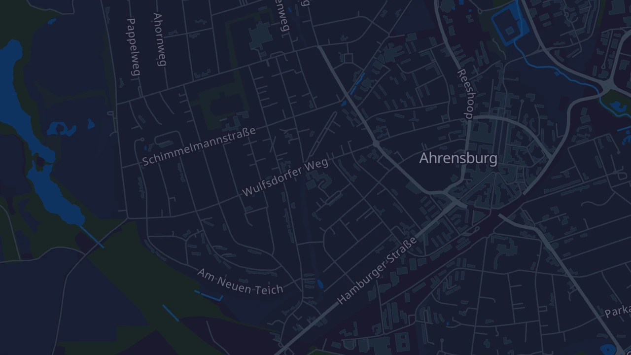 Karte von Ahrensburg