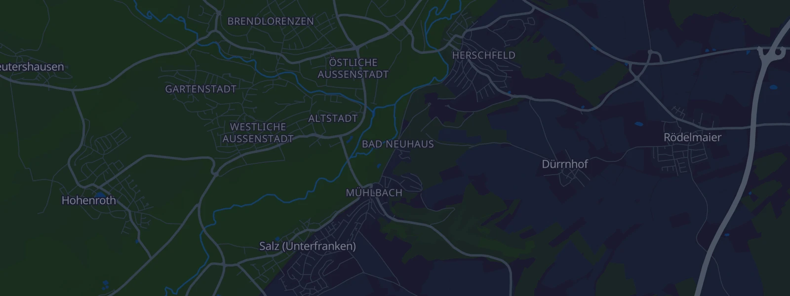 Karte von Bad Neustadt