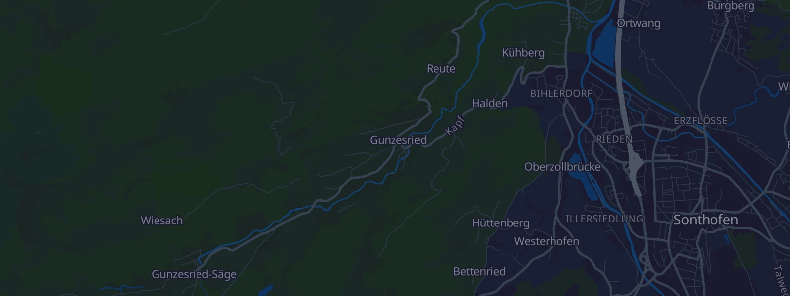 Karte von Gunzesried
