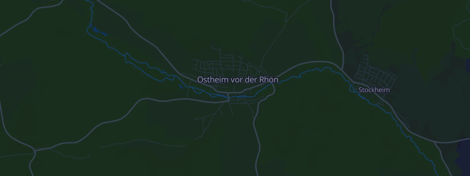 Karte von Ostheim v.d.Rhön