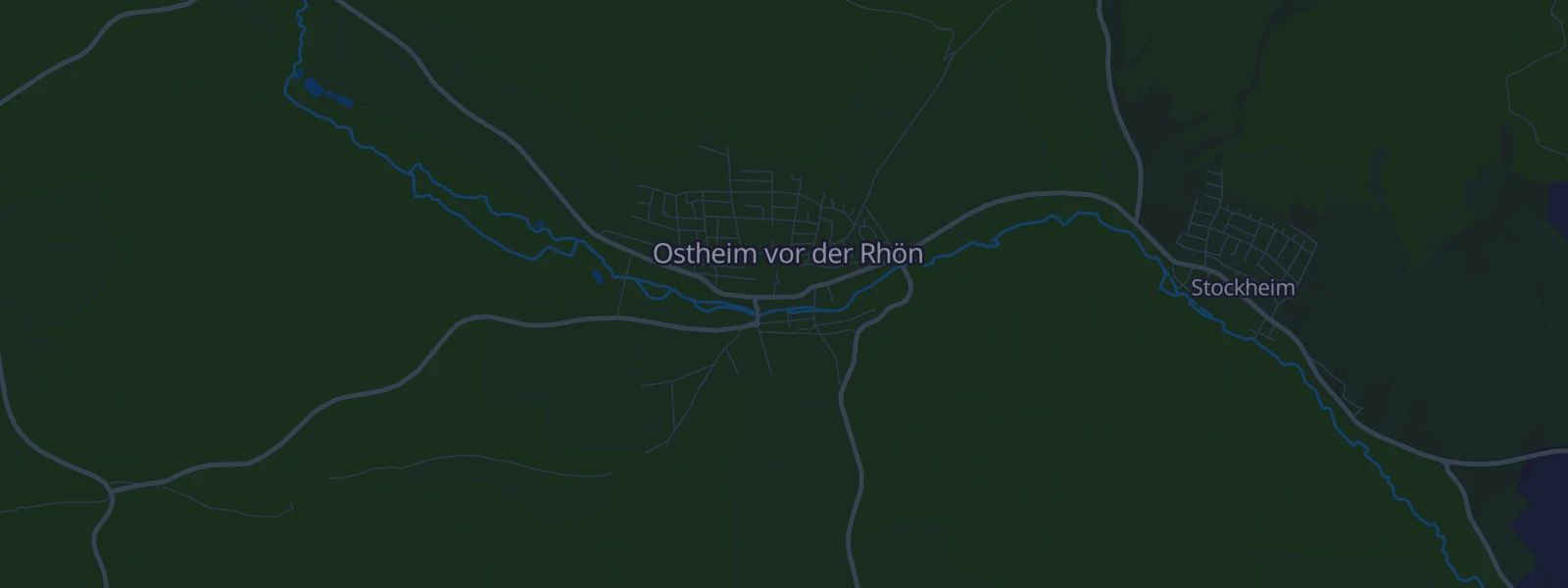 Karte von Ostheim v.d.Rhön