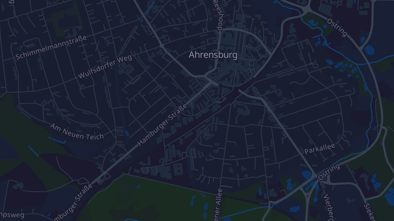 Karte von Ahrensburg