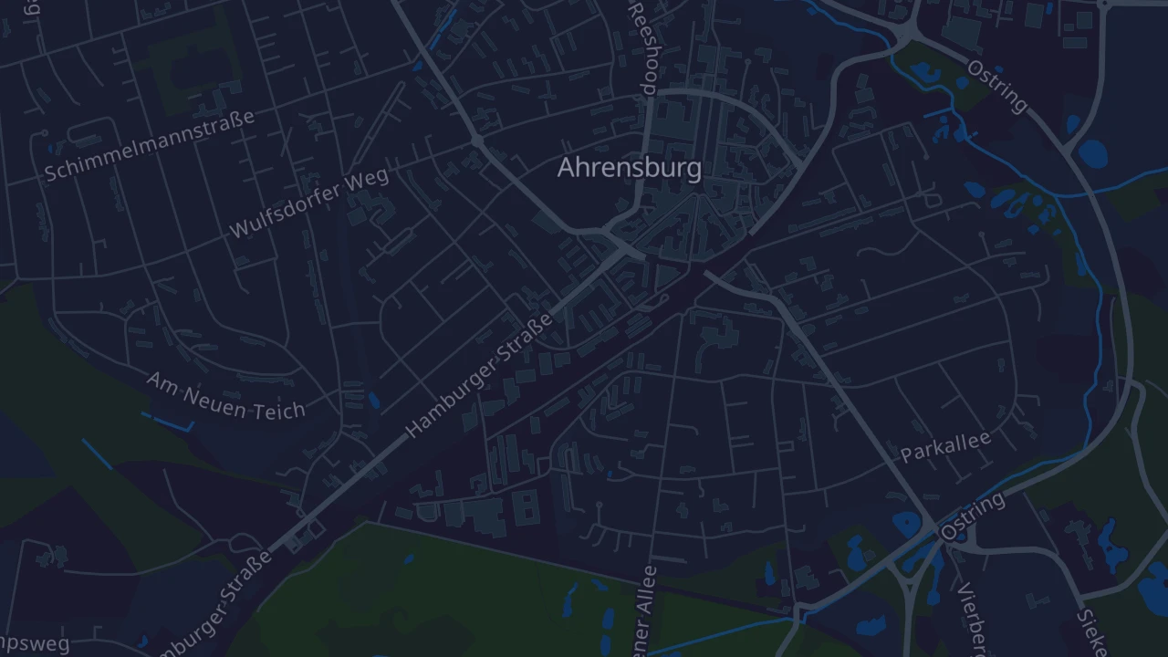 Karte von Ahrensburg