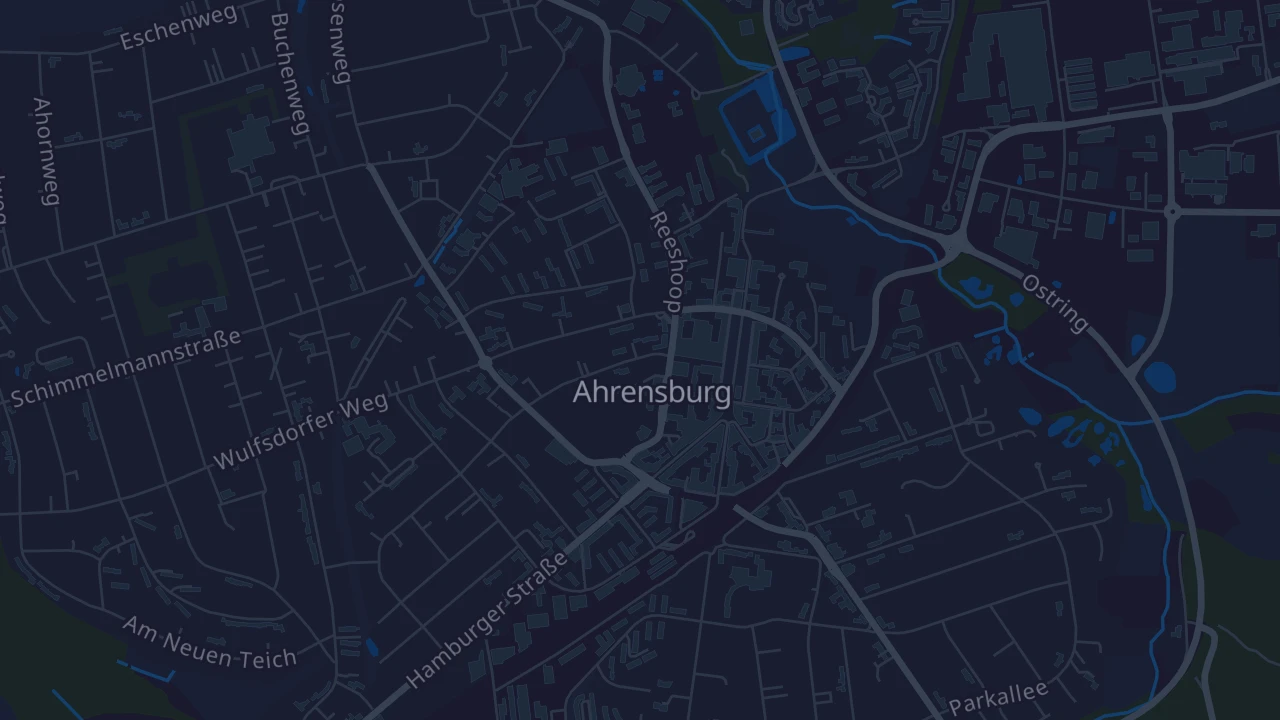 Karte von Ahrensburg