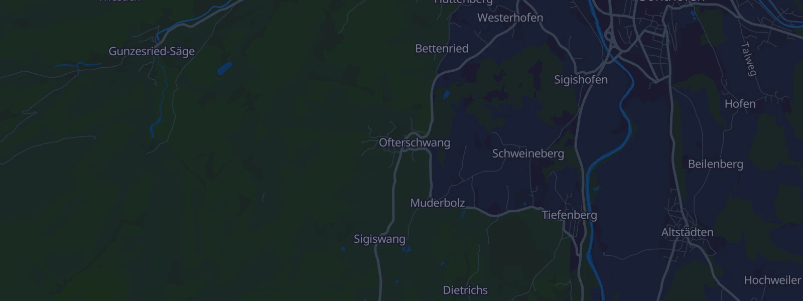 Karte von Ofterschwang