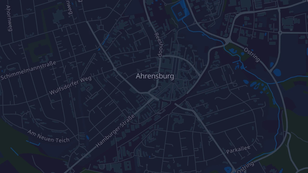 Karte von Ahrensburg