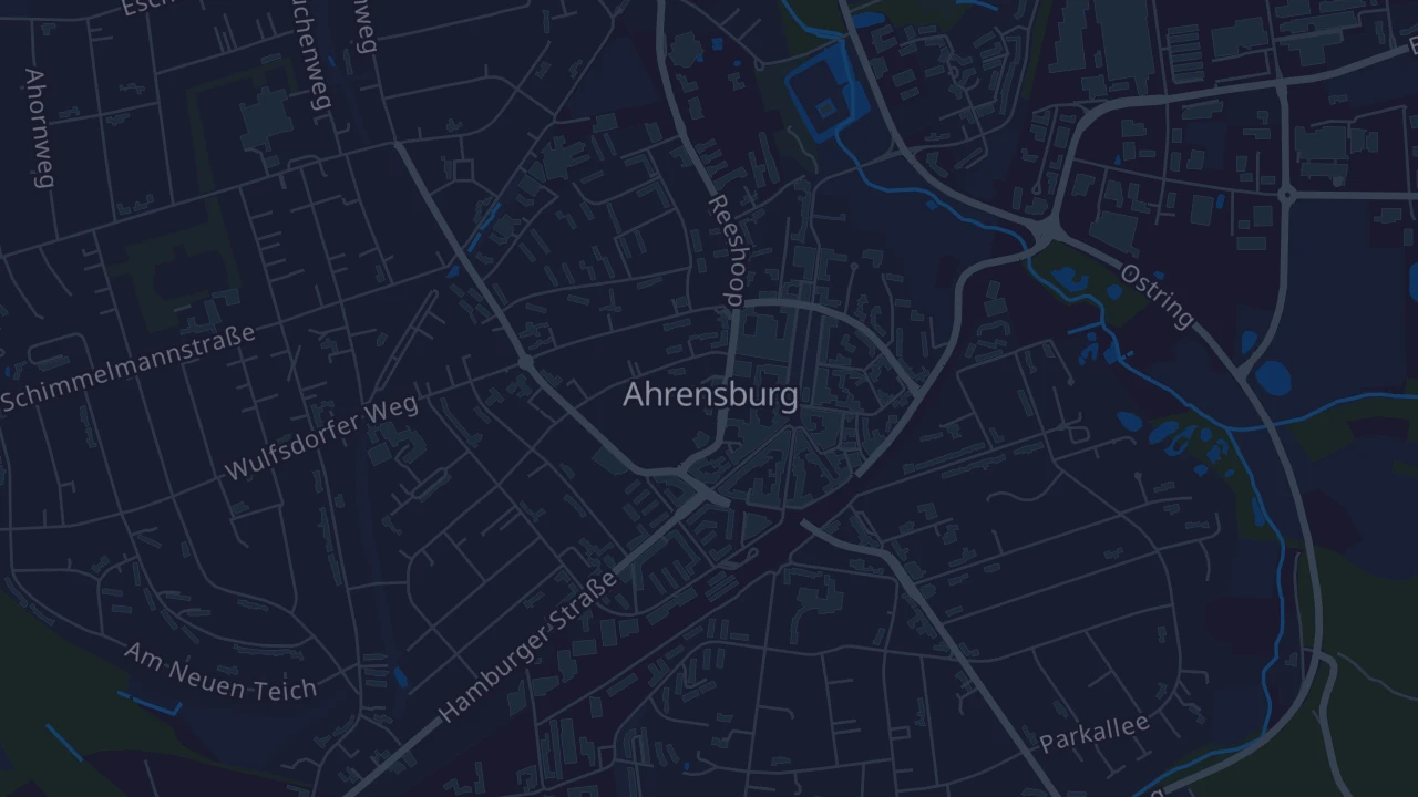 Karte von Ahrensburg