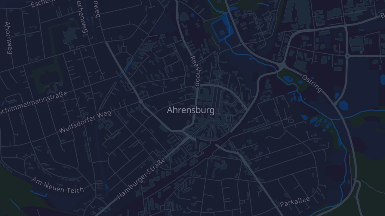 Karte von Ahrensburg