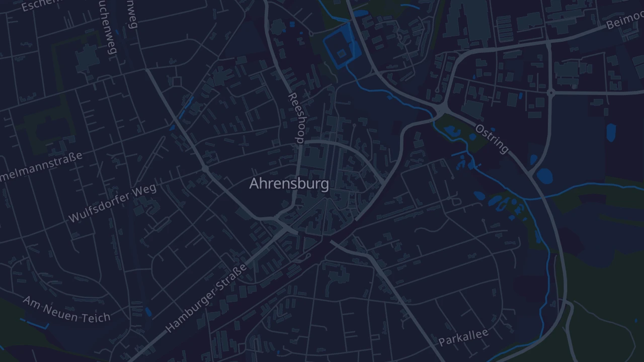 Karte von Ahrensburg