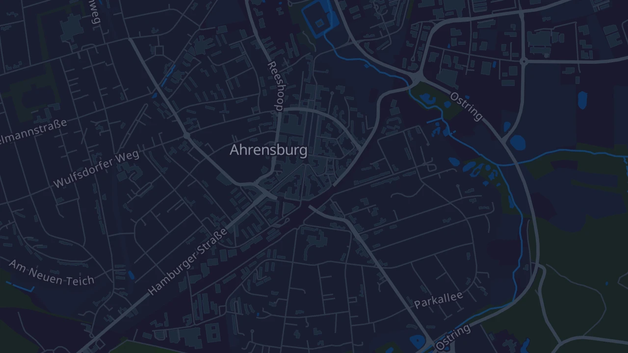 Karte von Ahrensburg