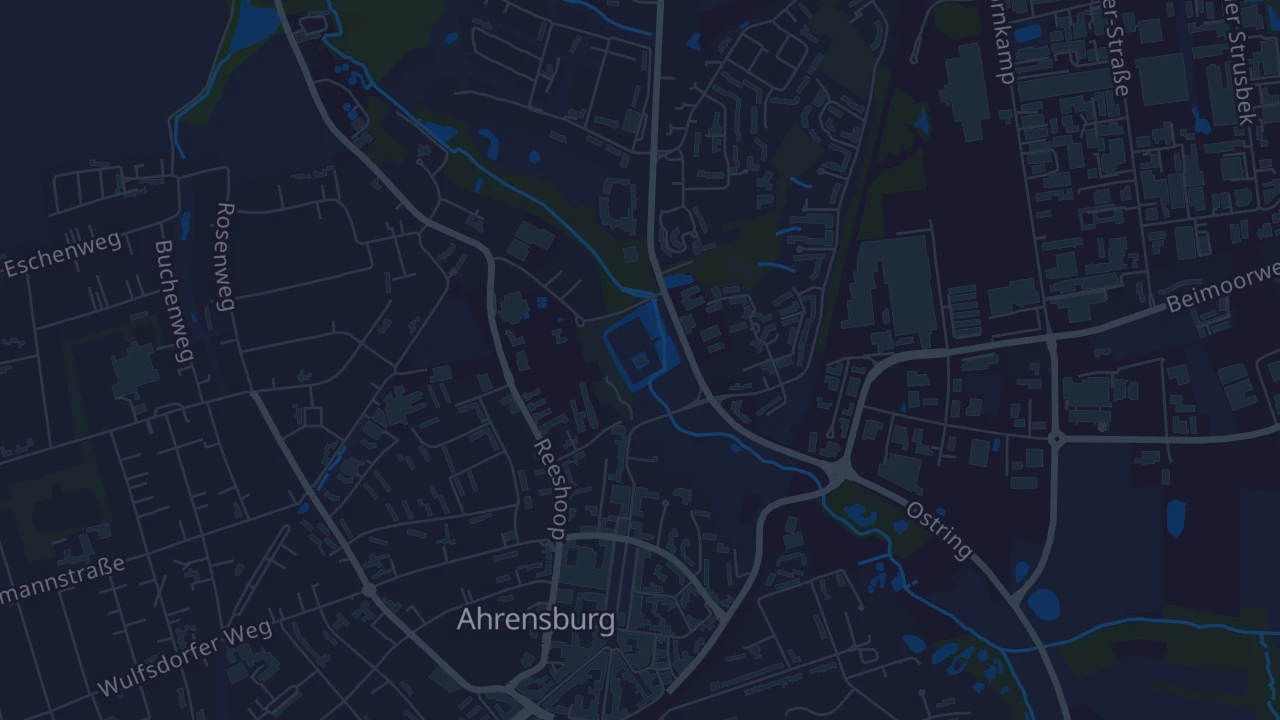 Karte von Ahrensburg