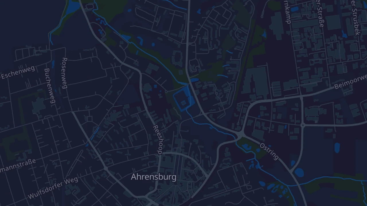 Karte von Ahrensburg