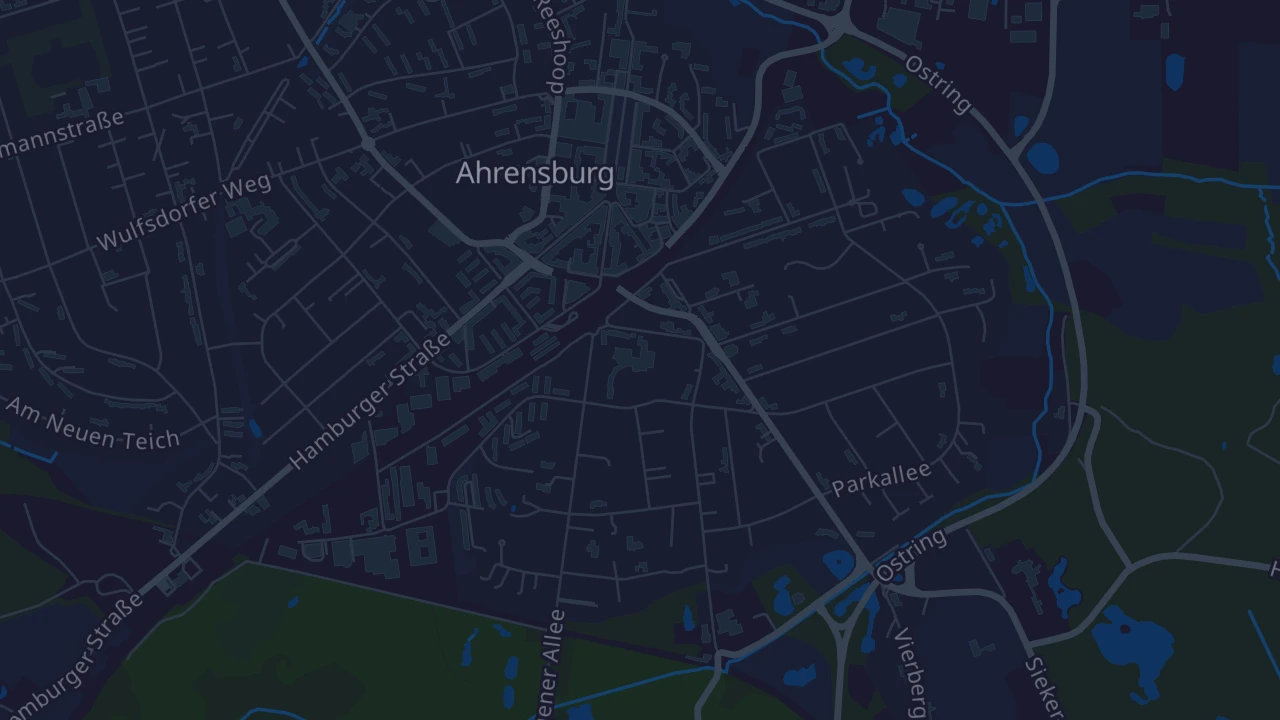 Karte von Ahrensburg