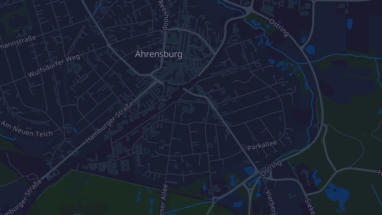 Karte von Ahrensburg