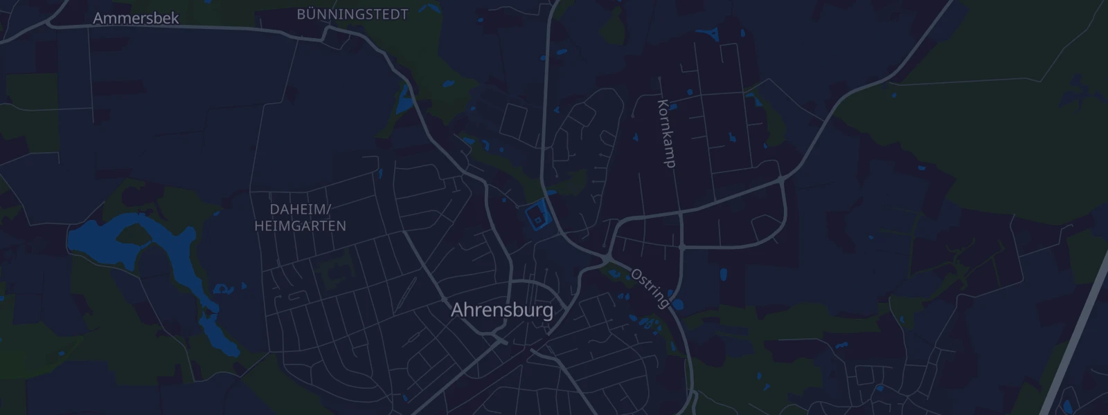 Karte von Ahrensburg