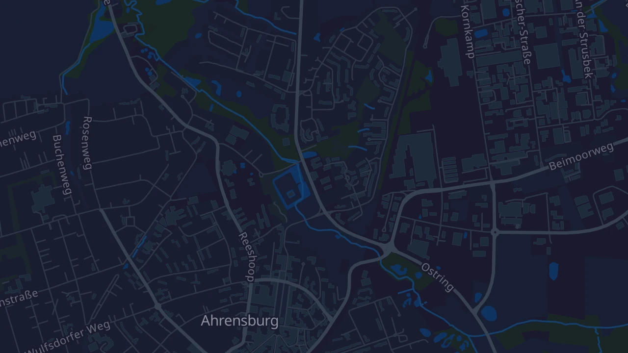 Karte von Ahrensburg