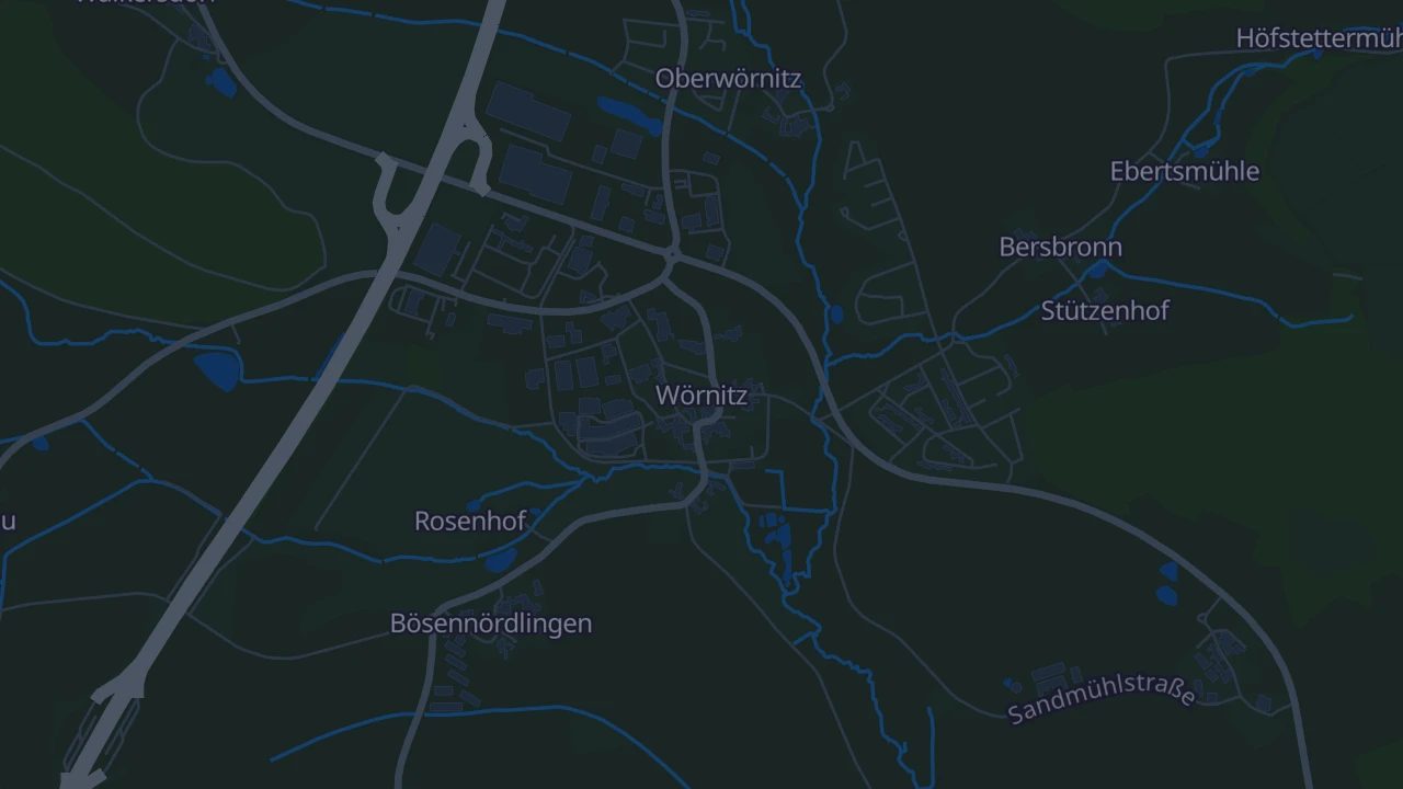 Karte von Wörnitz