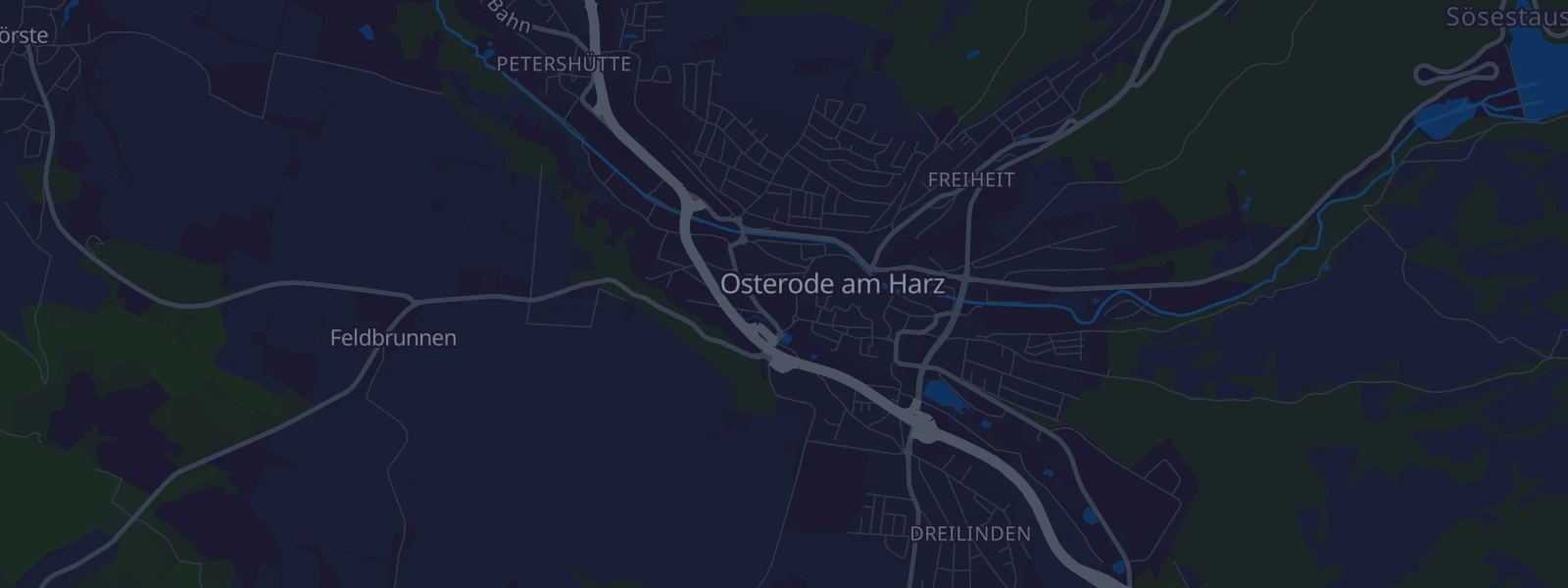 Karte von Osterode am Harz