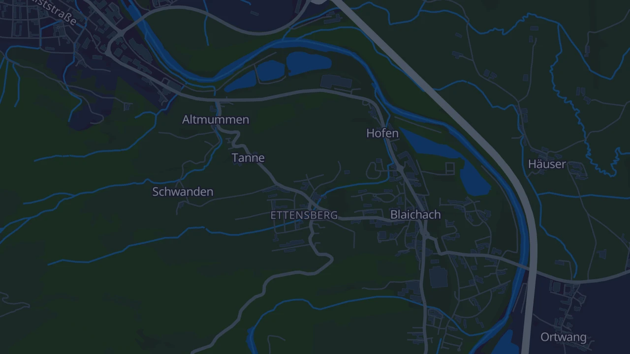 Karte von Blaichach-Ettensberg