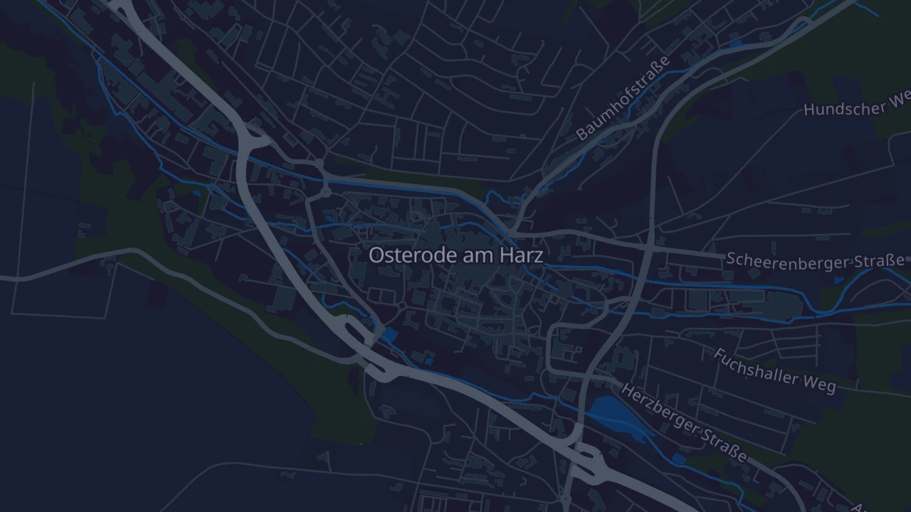 Karte von Osterode am Harz