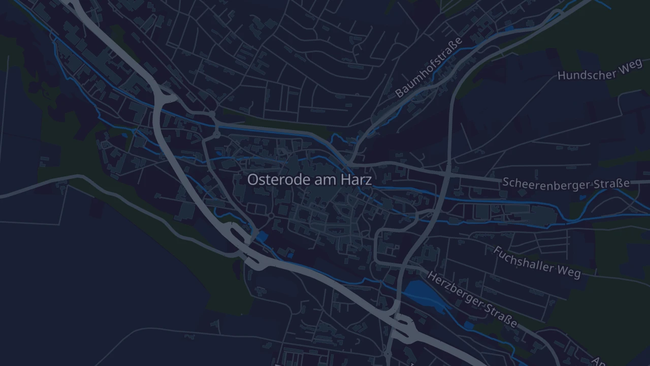 Karte von Osterode am Harz