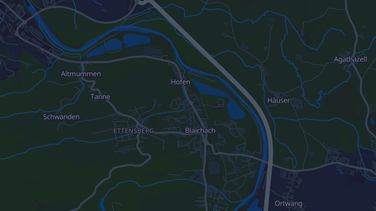 Karte von Blaichach