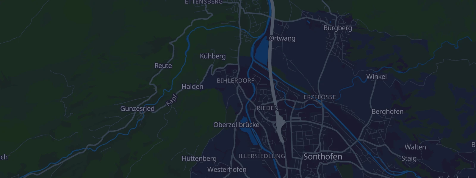 Karte von Blaichach