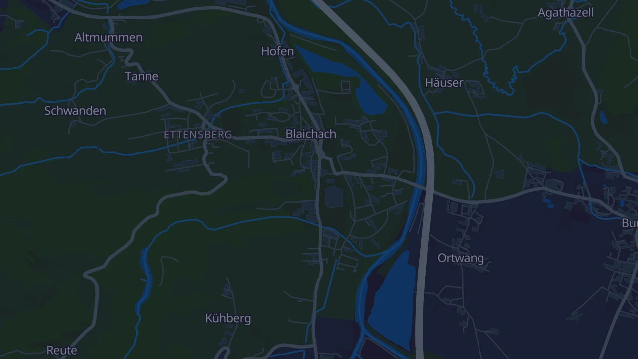 Karte von Blaichach