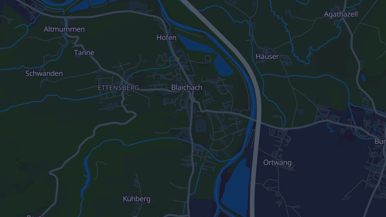 Karte von Blaichach
