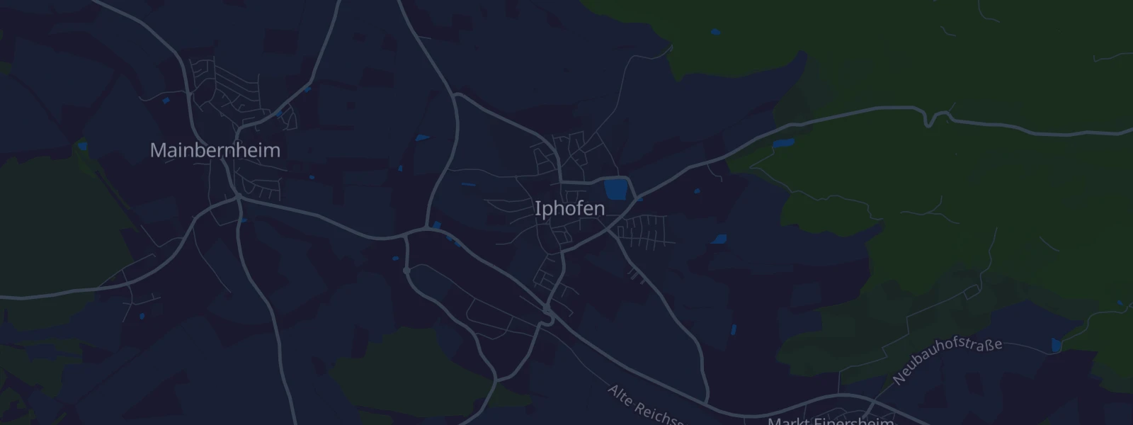 Karte von Iphofen