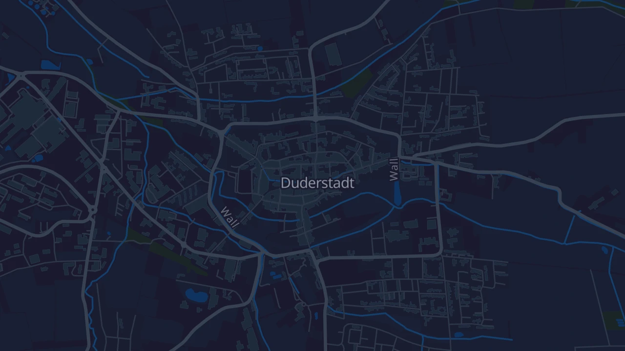Karte von Duderstadt
