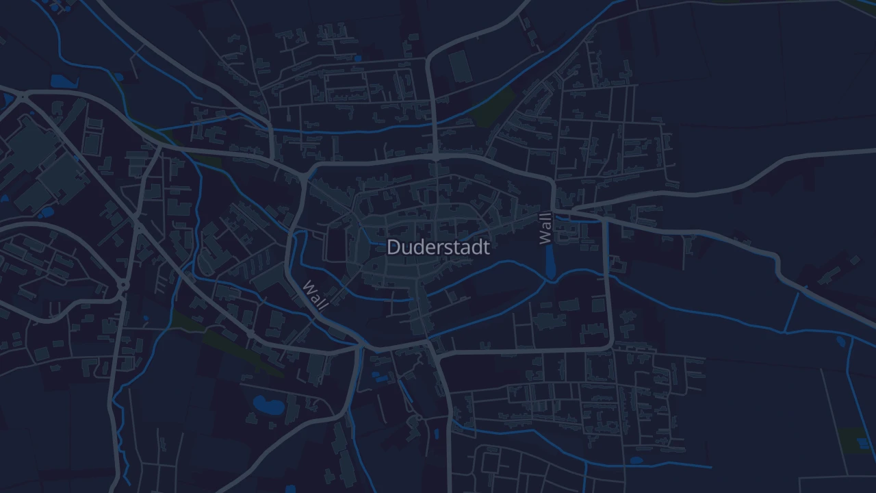 Karte von Duderstadt