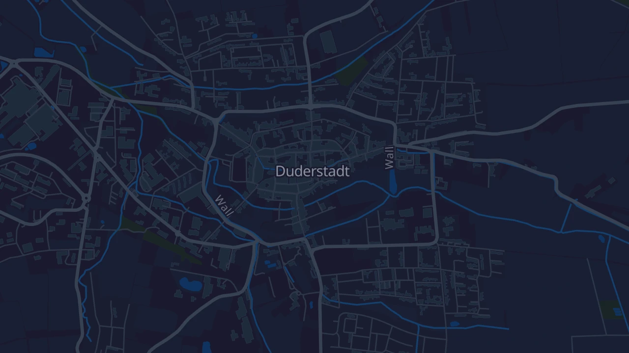 Karte von Duderstadt