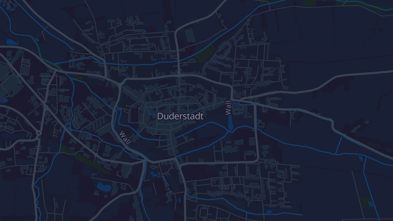 Karte von Duderstadt
