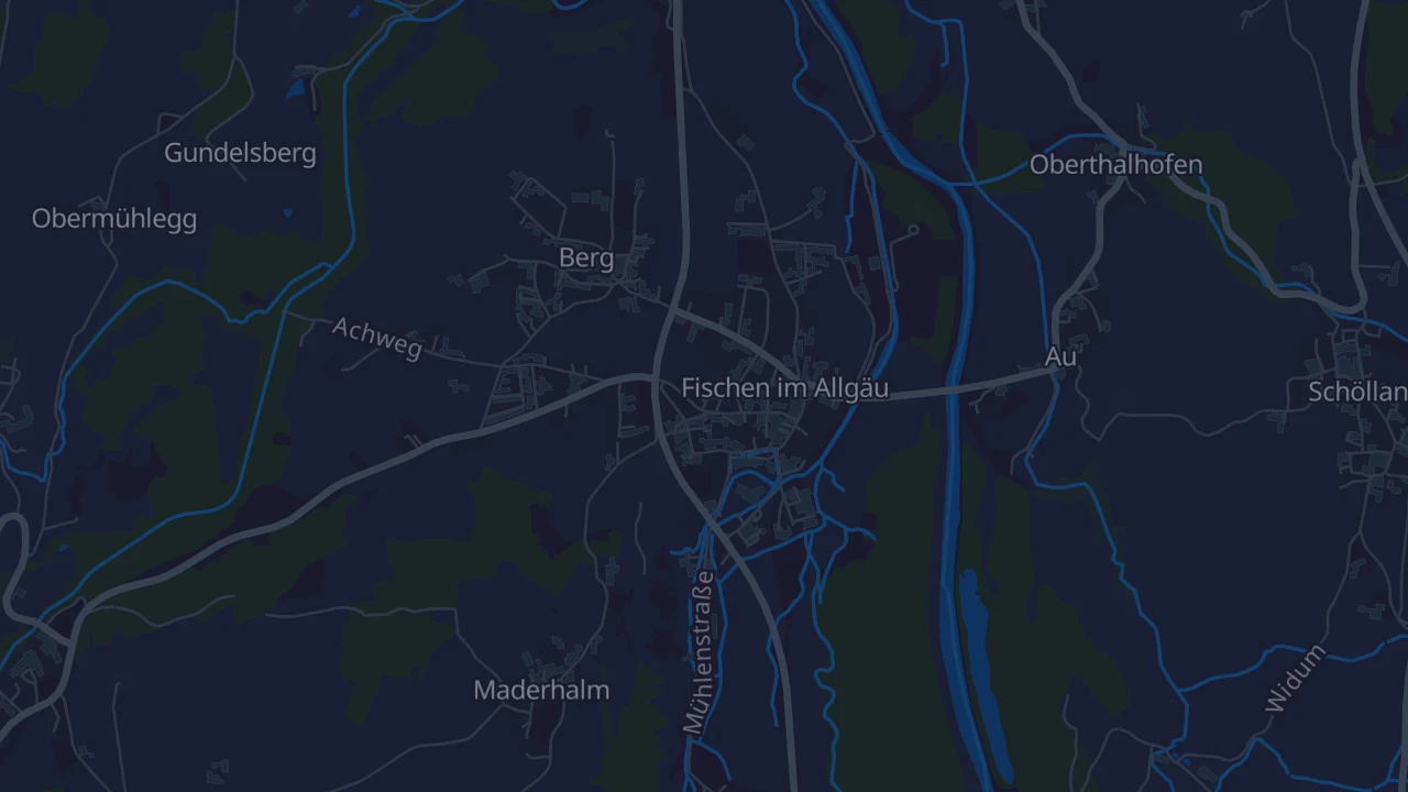 Karte von Fischen i. Allgäu
