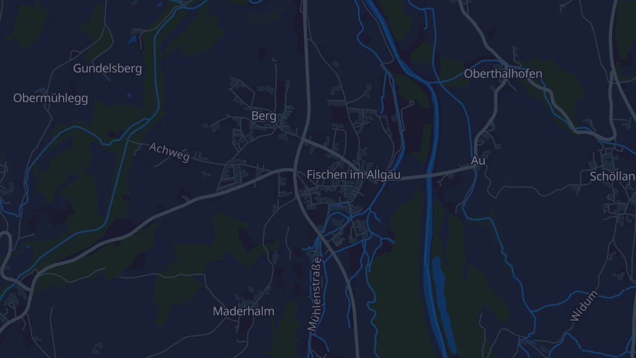 Karte von Fischen i. Allgäu