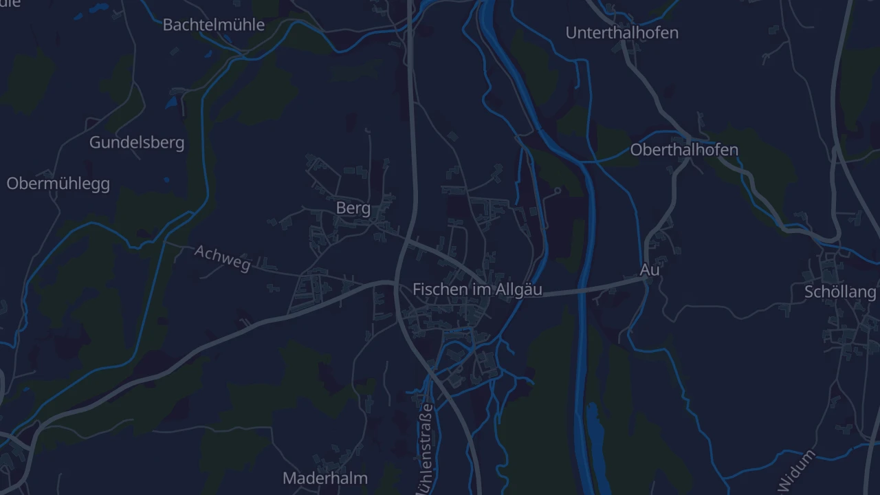 Karte von Fischen i. Allgäu