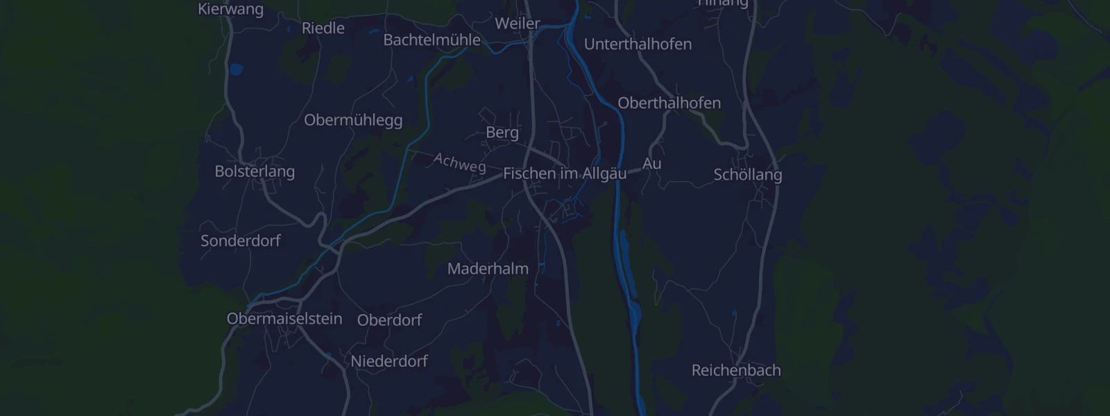 Karte von Fischen i. Allgäu