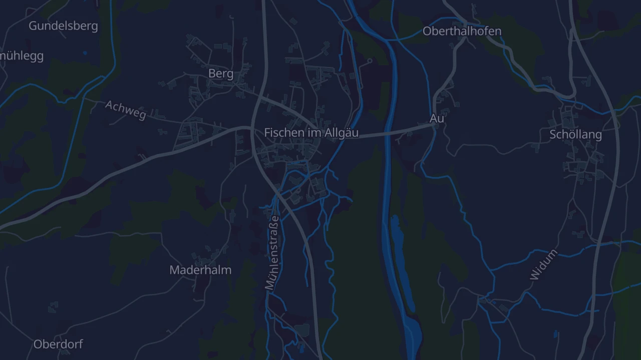 Karte von Fischen i. Allgäu