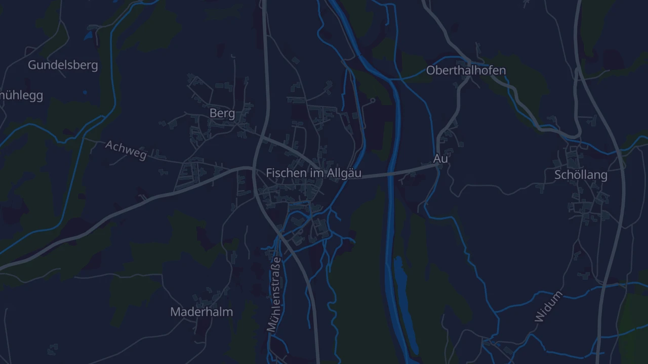 Karte von Fischen i. Allgäu