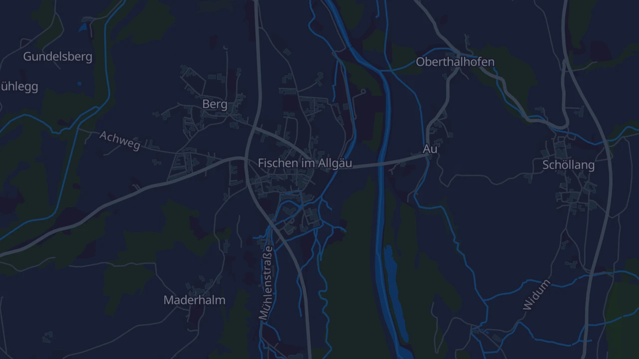 Karte von Fischen i. Allgäu