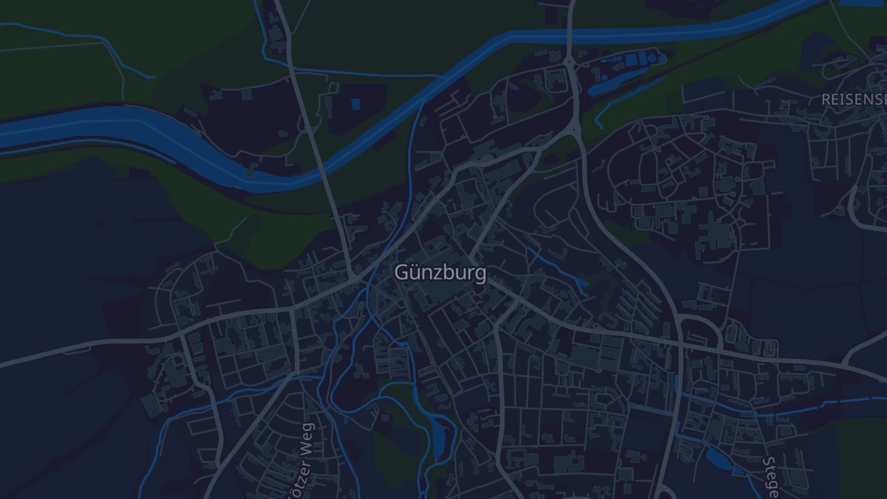 Karte von Günzburg