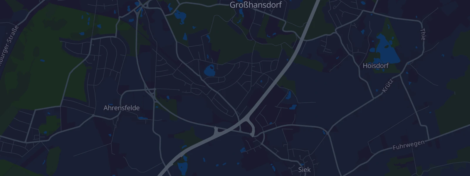 Karte von Großhansdorf